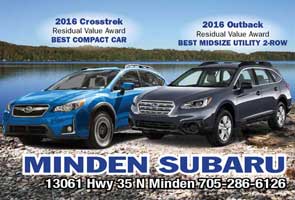 2016 Minden Subaru Banner